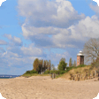 Strand und Leuchtturm Ostsee Pelzerhaken